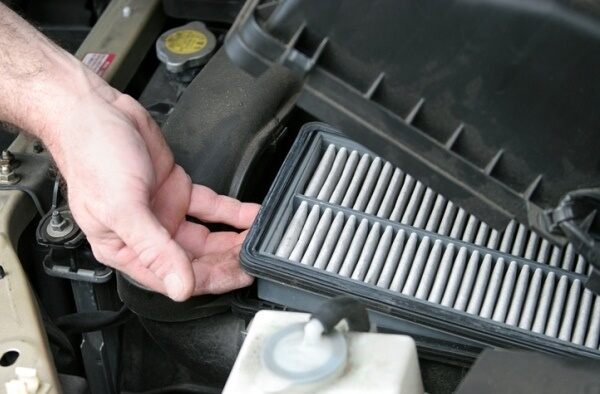 changing dirty air filter